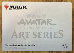 MTG: Avatar: The Last Airbender Art Card, Turtle-Duck 18/54 - Image 2