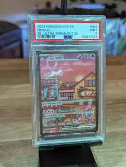 PSA 9 Mint - Mew ex 053 - Pokemon TCG Sv: Scarlet & Violet Black Star Promo - Image 2