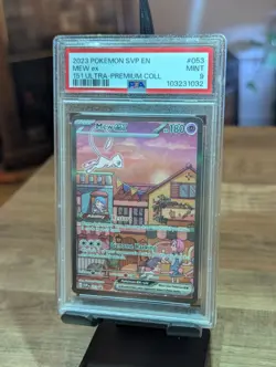 PSA 9 Mint - Mew ex 053 - Pokemon TCG Sv: Scarlet & Violet Black Star Promo - Image 3
