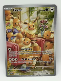 Eevee #188/167 Illustration Rare SV06: Twilight Masquerade Pokemon TCG - Image 1