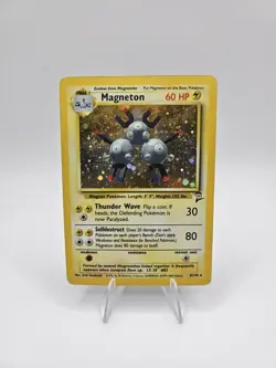 Magneton - 9/130 - Pokemon Base Set 2 Holo Rare Card WOTC HP-MP - Image 1