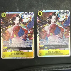 One Piece CCG Boa Hancock Op14-112 SR Near Mint x1 only one card - Image 1