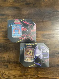 Pokemon TCG Crown Zenith Zapdos & Moltres Tin Set New Sealed (2) - Image 1