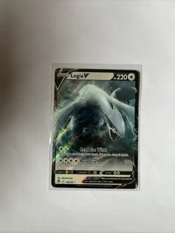 Pokemon Lugia v TCG Silver Tempest Ultra Rare Card 138/195 - Image 1