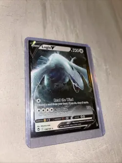 Pokemon TCG Lugia v Silver Tempest 138/195 Holo Ultra Rare NM English - Image 3