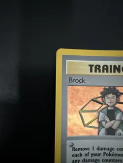 Pokemon TCG Brock 1st Edition Rare Holo Card #15/132 Gym Heros - Image 5