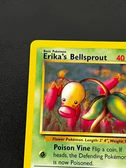 Erika's Bellsprout 75/132 - Gym Heroes Common Vintage Pokemon TCG Card LP - Image 5