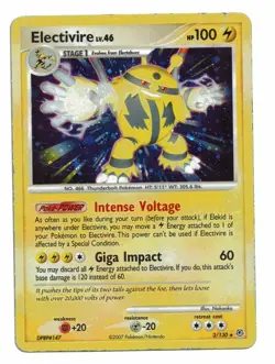 Pokemon Card: Electivire HOLO 3/130 Diamond and Pearl D&P Base Set Rare! PL - Image 1