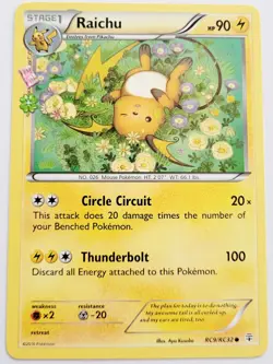 Raichu RC9/RC32 Pokemon Generations Radiant Collection LP - Image 1
