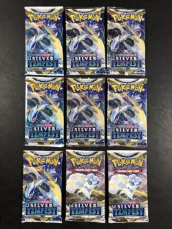 15x Pokemon TCG Sword & Shield Silver Tempest Booster Pack - Factory Sealed! - Image 2
