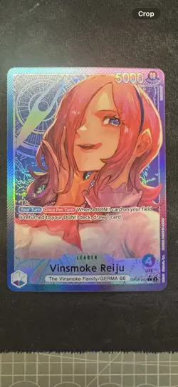 One Piece Wings Of The Captain Vinsmoke Reiju OP06-042 Leader Alt Art PSA 10 ENG - Image 2