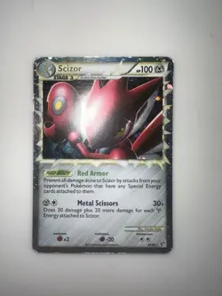 Pokemon TCG Scizor Prime 84/90 Undaunted Holo Rare MP Condition - Image 1