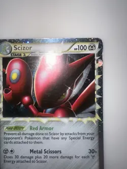 Pokemon TCG Scizor Prime 84/90 Undaunted Holo Rare MP Condition - Image 3