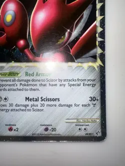 Pokemon TCG Scizor Prime 84/90 Undaunted Holo Rare MP Condition - Image 4