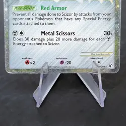 Scizor PRIME 84/90 HGSS Undaunted Ultra Rare Holo Pokemon TCG Card LP 2010 - Image 4