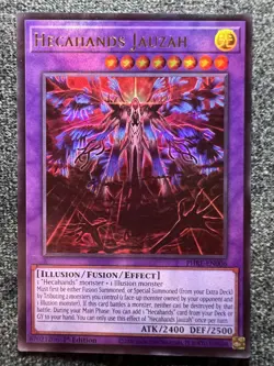 Yugioh Hecahands Jauzah PHRE-EN006 Ultra Rare 1st Edition NM - Image 1
