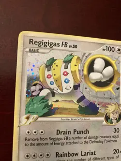 Regigigas FB LV.50 9/147 Supreme Victors Holo Rare Pokemon TCG Card NM - Image 3