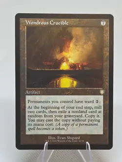Wondrous Crucible X1 Retro Border BRC MTG Commander The Brothers War B1 - Image 1
