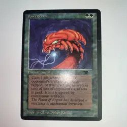 MTG Powerleech Antiquities Uncommon *Played* See pics Reserved list - Image 1
