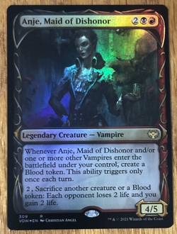 MTG Innistrad Crimson Vow, Anje, Maid of Dishonor - Foil Showcase - Image 1