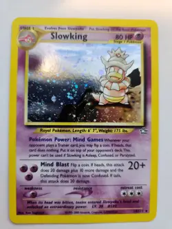 Slowking Neo Holo Pokemon Card WOTC NM - Image 1