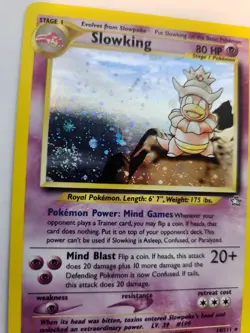 Slowking Neo Holo Pokemon Card WOTC NM - Image 2