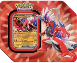 Pokemon Paldea Legends Tin - Koraidon EX New - Image 1