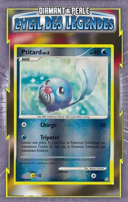 Ptitard Reverse - DP06:Eveil des Legendes - 114/146 - Carte Pokemon Francaise - Image 1