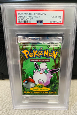 Pokemon Jungle Unlimited Wigglytuff Pack English Graded PSA 10 GEM MT - Image 1