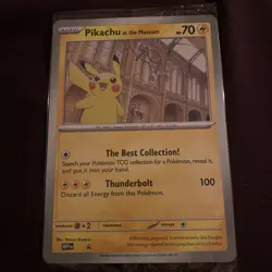 Pikachu At The Museum x Natural History London Jumbo Pokemon Card Mint sealed - Image 1