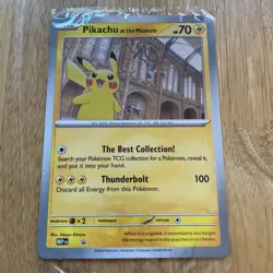 Pikachu At The Museum x Natural History London Jumbo Pokemon Card Mint sealed - Image 1