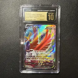 CGC PRISTINE 10 Ho-Oh V 080/068 SR Incandescent Arcana s11a Pokemon Card - Image 1