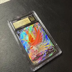 CGC PRISTINE 10 Ho-Oh V 080/068 SR Incandescent Arcana s11a Pokemon Card - Image 2