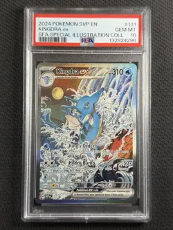 Pokemon Cards PSA 10 Gem Mt Kingdra Ex SFA Illustration Rare Promo 2024 #131 - Image 1