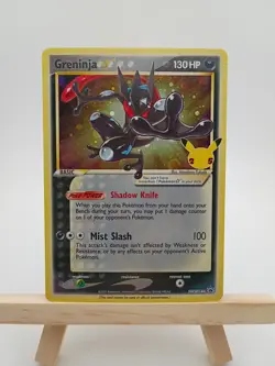 Greninja Gold Star SWSH144 Celebrations Ultra Rare Promo Pokemon Card - Image 1