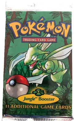 1999 Pokemon Jungle Booster Pack Factory Sealed Trading Card Game VINTAGE 742818060639 - Image 1