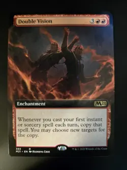 Double Vision NM EXTENDED ART Core Set 2021 M21 MTG FREE SHIPPING - Image 1