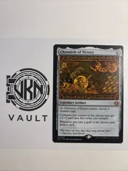 Chronicle of Victory Lorwyn Eclipsed ECL 253 Mythic Rare MTG NM Banner Finisher - Image 1