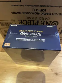 One Piece Romance Dawn OP-01 English Booster Box BLUE BOTTOM Sealed Case Fresh - Image 1