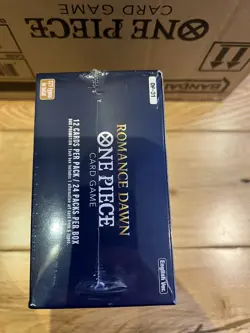 One Piece Romance Dawn OP-01 English Booster Box BLUE BOTTOM Sealed Case Fresh - Image 5