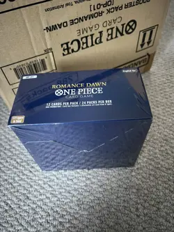 One Piece Romance Dawn OP-01 English Booster Box BLUE BOTTOM Sealed Case Fresh - Image 3