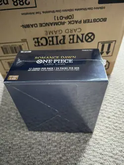 One Piece Romance Dawn OP-01 English Booster Box BLUE BOTTOM Sealed Case Fresh - Image 1
