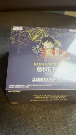 One Piece Romance Dawn OP-01 English Booster Box BLUE BOTTOM Sealed Case Fresh - Image 2