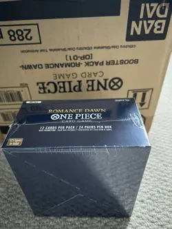 One Piece Romance Dawn OP-01 English Booster Box BLUE BOTTOM Sealed Case Fresh - Image 4
