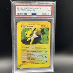 Jolteon 13/144 Rare Reverse Holo Skyridge Pokemon Card PSA 7 - Image 1
