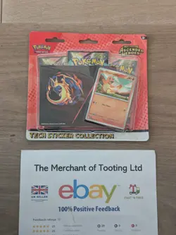 2 x Pokemon TCG Ascended Heroes Tech Sticker Collection | Gastly & Charmander🔥 - Image 3