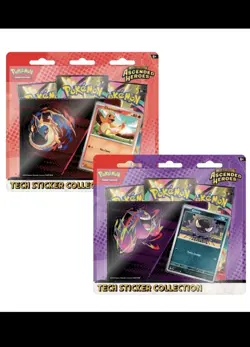 2 x Pokemon TCG Ascended Heroes Tech Sticker Collection | Gastly & Charmander🔥 - Image 5