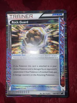 Rock Guard 108/116 Holo Pokemon TCG Plasma Freeze Black & White ACE Spec - Image 1