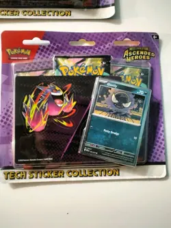 OFFERS Pokemon TCG: Ascended Heroes Packs Tech Sticker Collection Gastly - Image 1