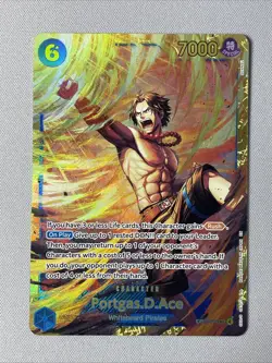 One Piece - Carrying on His Will - OP13-119 - Portgas.D.Ace - SEC Alt Art - Image 1